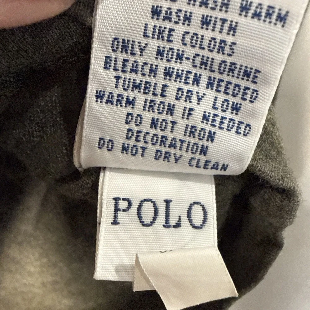 Ralph Lauren Polo S Long Sleeve T-shirt Classic Fit Mens Casual Comfort Green